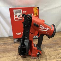 AS-IS M18 FUEL 18-Volt Lithium-Ion Brushless Cordless Coil Roofing Nailer (Tool Only)