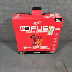 HOUSTON LOCATION - AS-IS (APPEARS LIKE NEW) Milwaukee M18 FUEL 18V Lithium-Ion Brushless Cordless Hammer Drill and Impact Driver Combo Kit (2-Tool) with 2 Batteries