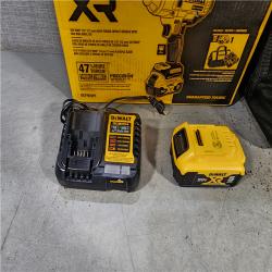 HOUSTON LOCATION - AS-IS (APPEARS LIKE NEW) DEWALT 20V MAX* XR 1/2  High Torque Impact Wrench with Hog Ring Anvil