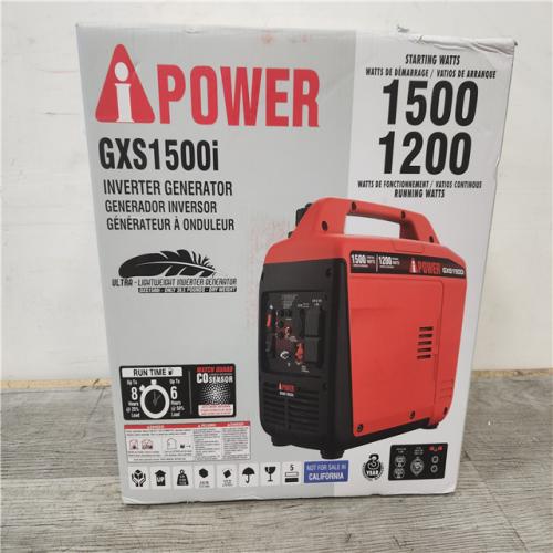 Phoenix Location A-iPower 1500-Watt Recoil Start Gasoline Powered Ultra-Light Inverter Generator with 60cc OHV Engine and CO Sensor Shutdown