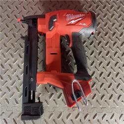 HOUSTON LOCATION - AS-IS M18 FUEL 18-Volt Lithium-Ion Brushless Cordless 18-Gauge 1/4 in. Narrow Crown Stapler (Tool-Only)