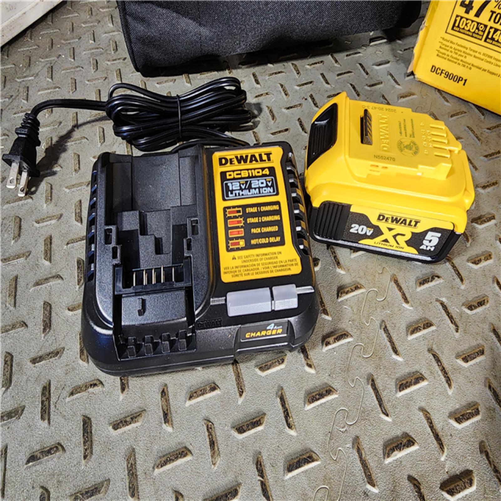 HOUSTON LOCATION - AS-IS (APPEARS LIKE NEW) DEWALT 20V MAX* XR 1/2  High Torque Impact Wrench with Hog Ring Anvil