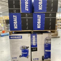 DALLAS LOCATION - Kobalt 20-Gallon Portable Electric 175 PSI Vertical Air Compressor- PALLET-(8) UNITS