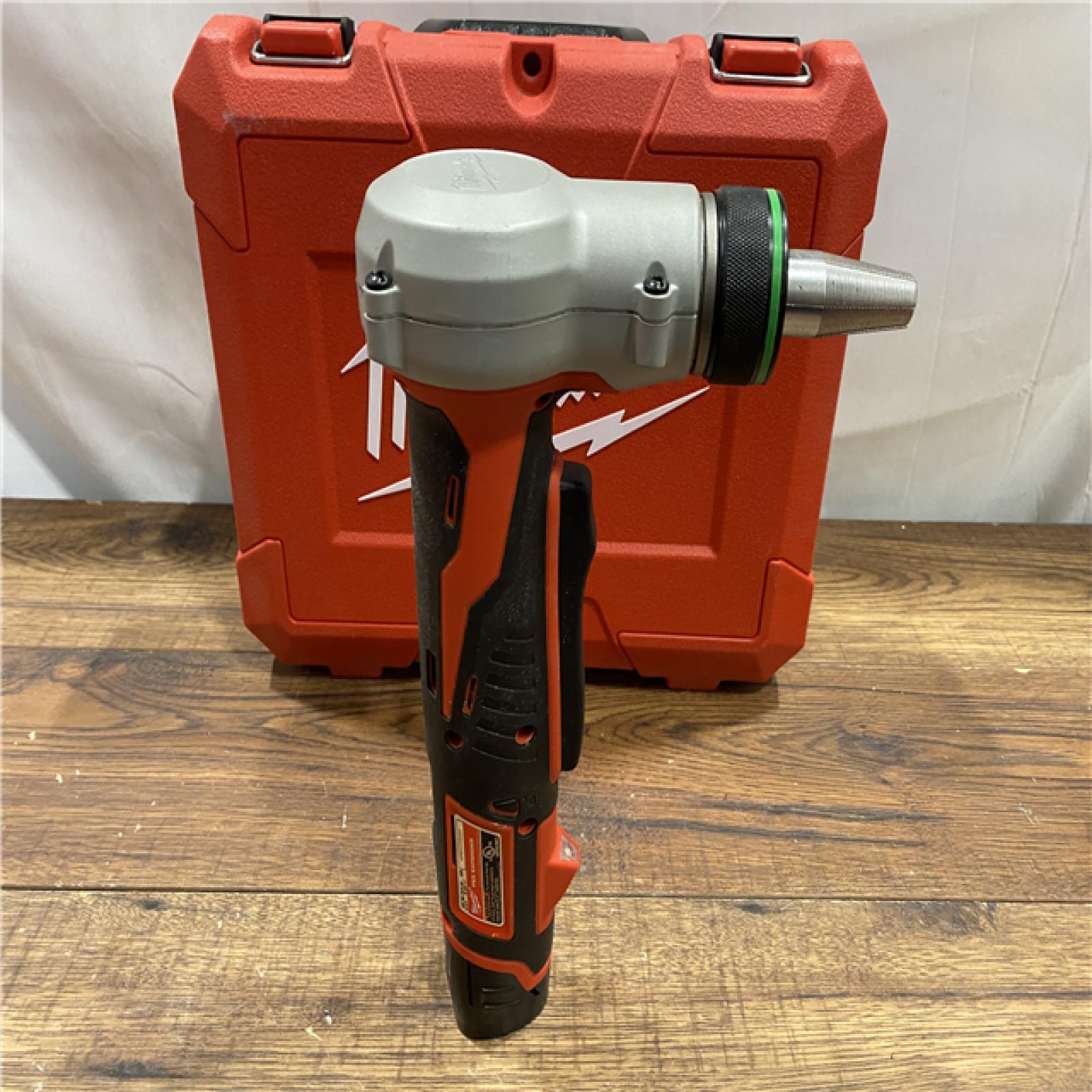 AS IS M12 12-Volt Lithium-Ion Cordless PEX Expansion Tool Kit with (2) 1.5 Ah Batteries, (3) Expansion Heads and Hard Case