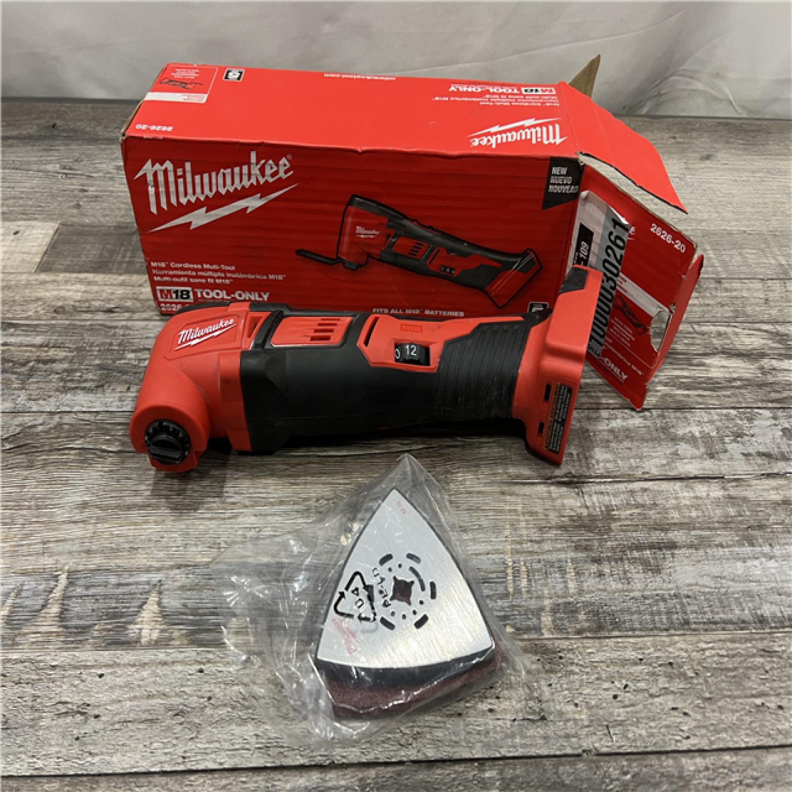 AS-IS Milwaukee 2626-20 M18 Lithium-Ion Cordless Multi-Tool (Tool Only)