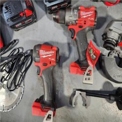 HOUSTON LOCATION - AS-IS Milwaukee 5 Tool Combo Kit W/ (2) Battery & Charger