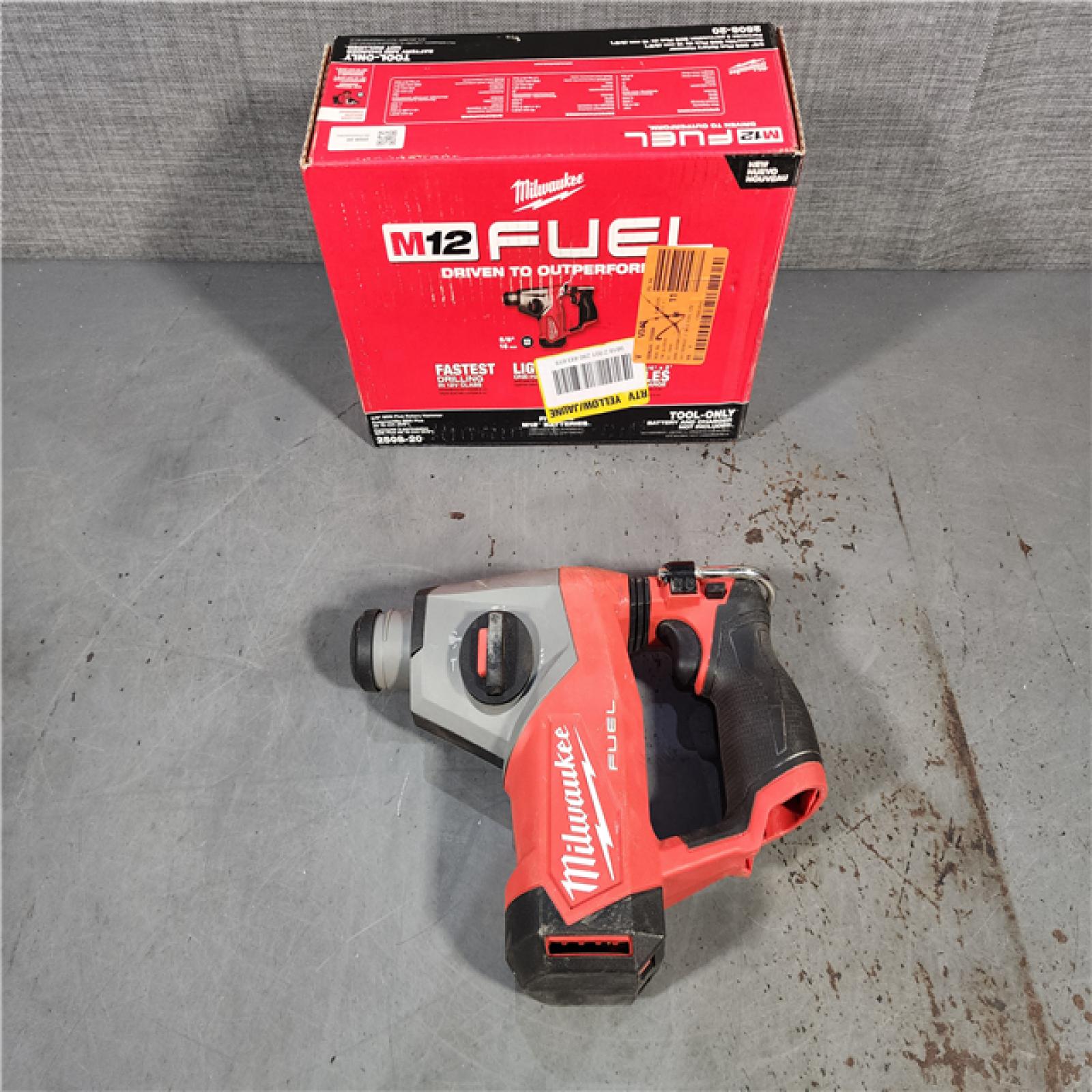 HOUSTON LOCATION - AS-IS M12 FUEL 12V Lithium-Ion Brushless Cordless 5/8 in. SDS-Plus Rotary Hammer Drill (Tool-Only)