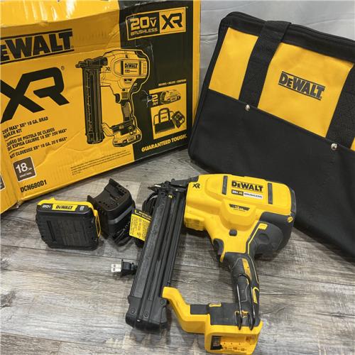 AS-IS DEWALT 20V MAX XR 18 Gauge Brad Nailer Kit