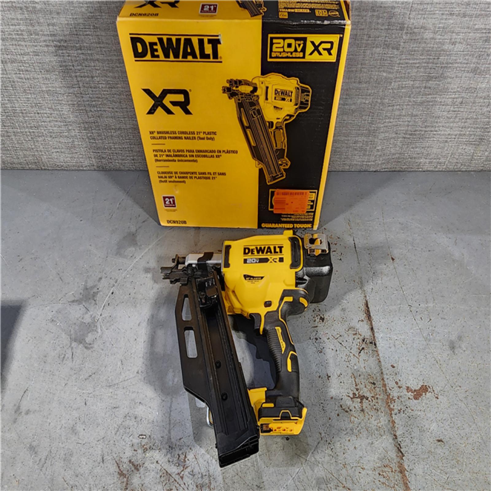 HOUSTON LOCATION - AS-IS DEWALT 20-Volt 21Â° Cordless Framing Nailer (Tool-Only)