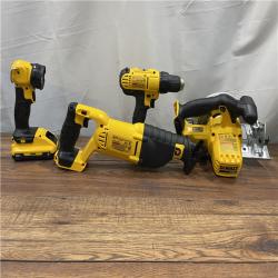 AS-IS DEWALT 20-Volt MAX Cordless Combo Kit (4-Tool)