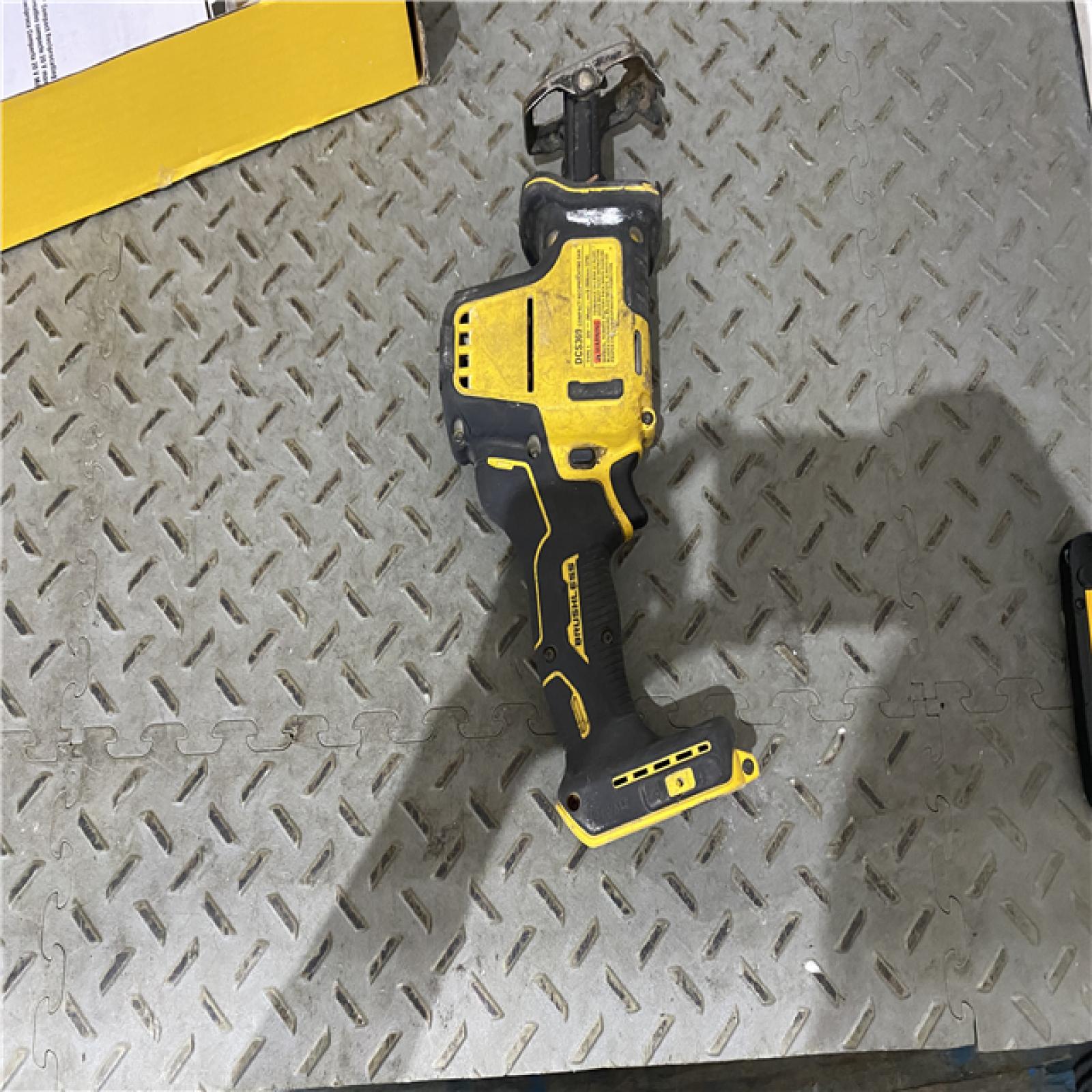 Houston location AS-IS Dewalt DCS369B ATOMIC 20V MAX Cordless One-Handed Reciprocating Saw (Tool Only)