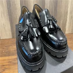 NEW! G.h. Bass Men's Layton Lug Weejun Tassel Loafers - Black SZ 8