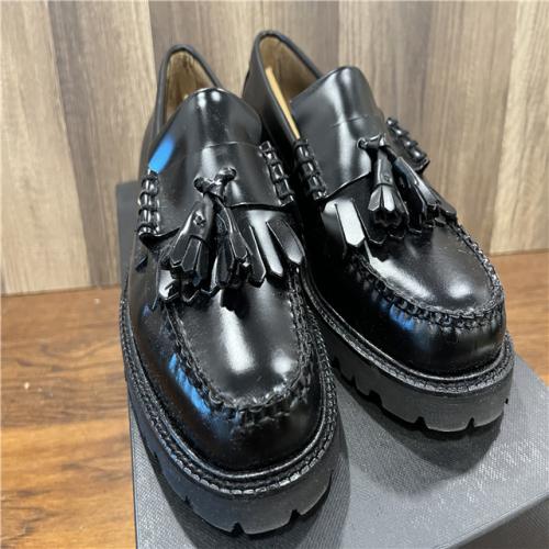 NEW! G.h. Bass Men's Layton Lug Weejun Tassel Loafers - Black SZ 8