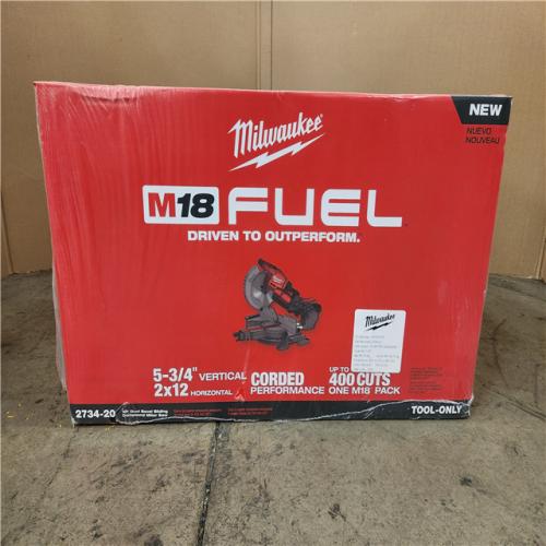 Phoenix Location NEW Sealed Milwaukee M18 FUEL 18V Lithium-Ion Brushless Cordless 10 in. Dual Bevel Sliding Compound Miter Saw (Tool-Only)