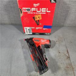 HOUSTON LOCATION - AS-IS Milwaukee 2839-20 M18 FUEL 15 Ga. 18 Volt Brushless Angled Finish Nailer (TOOL ONLY)