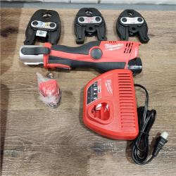 AS-IS Milwaukee M12 Force Logic Press Tool 1/2 in. to 1 in. Kit