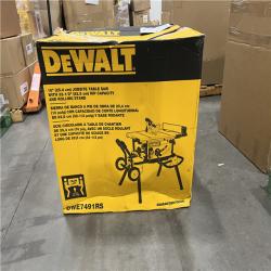 AS-IS DEWALT 10 in. 15 Amp 120V Site-Pro Compact Jobsite Table Saw