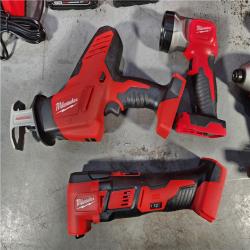 HOUSTON LOCATION - AS-IS (APPEARS LIKE NEW) M18 18V Lithium-Ion Cordless Combo Kit (5-Tool) with (2) Batteries, Charger and Tool Bag