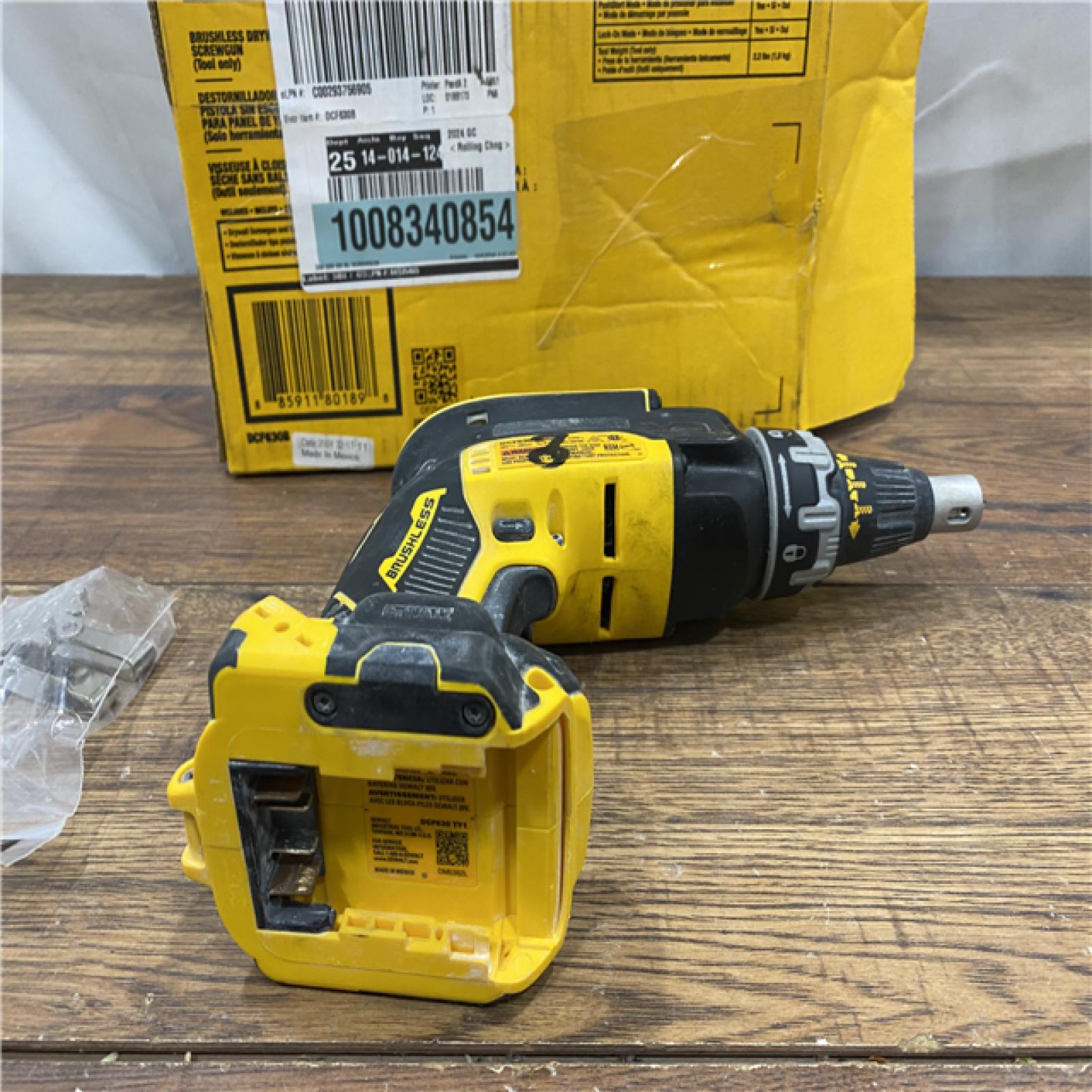 AS IS DeWalt DCF630B 20V Cordless Brushless Screw Gun (Tool Only)