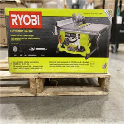 NEW! - RYOBI 13 Amp 8-1/4 in. Compact Portable Corded Jobsite Table Saw (No Stand)