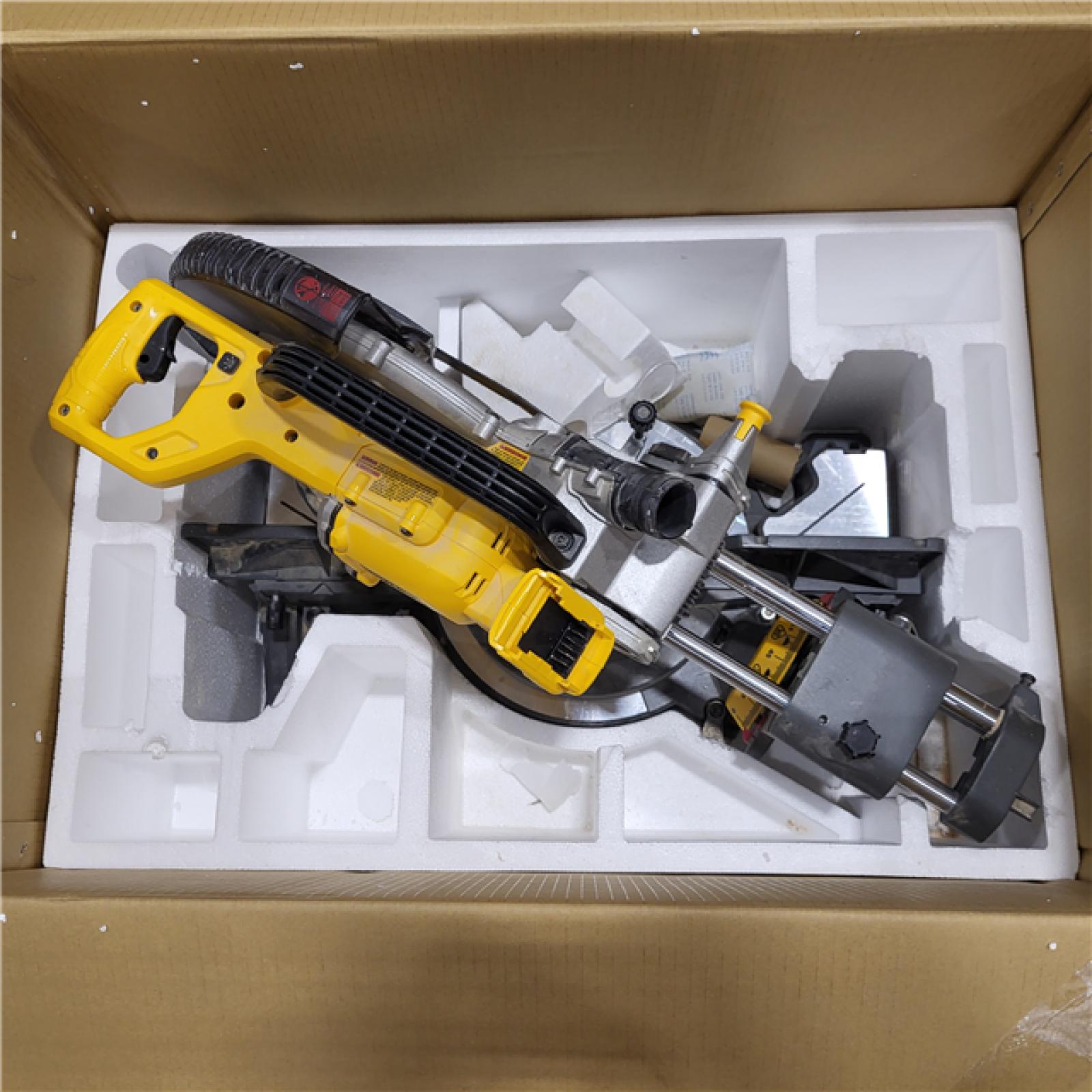 AS-IS DEWALT 60V Lithium-Ion 12 in. Cordless Sliding Miter Saw (Tool Only)