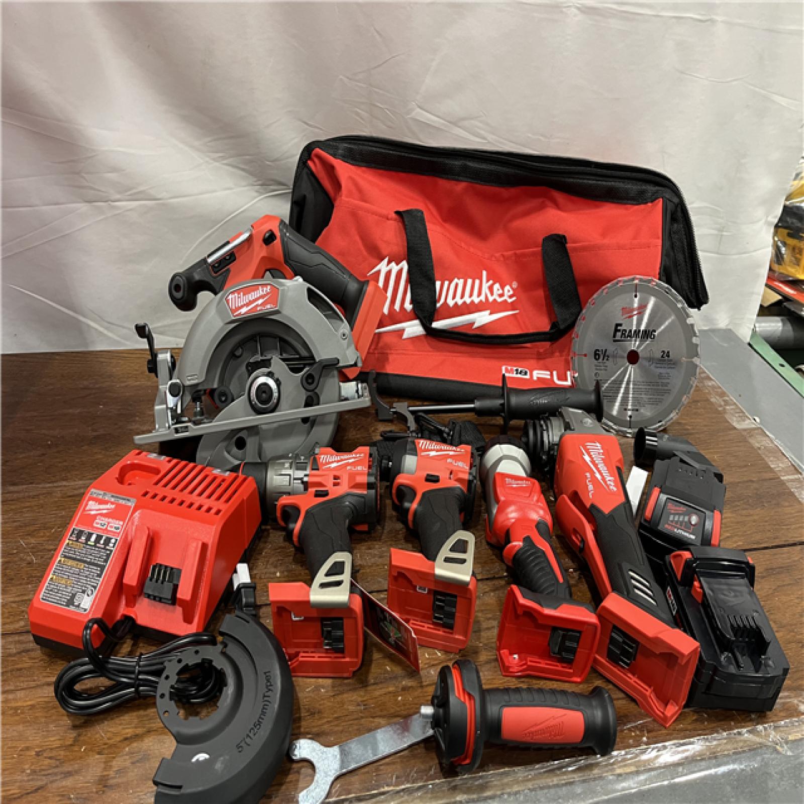 AS-IS Milwaukee  M18 FUEL 5-TOOL COMBO KIT