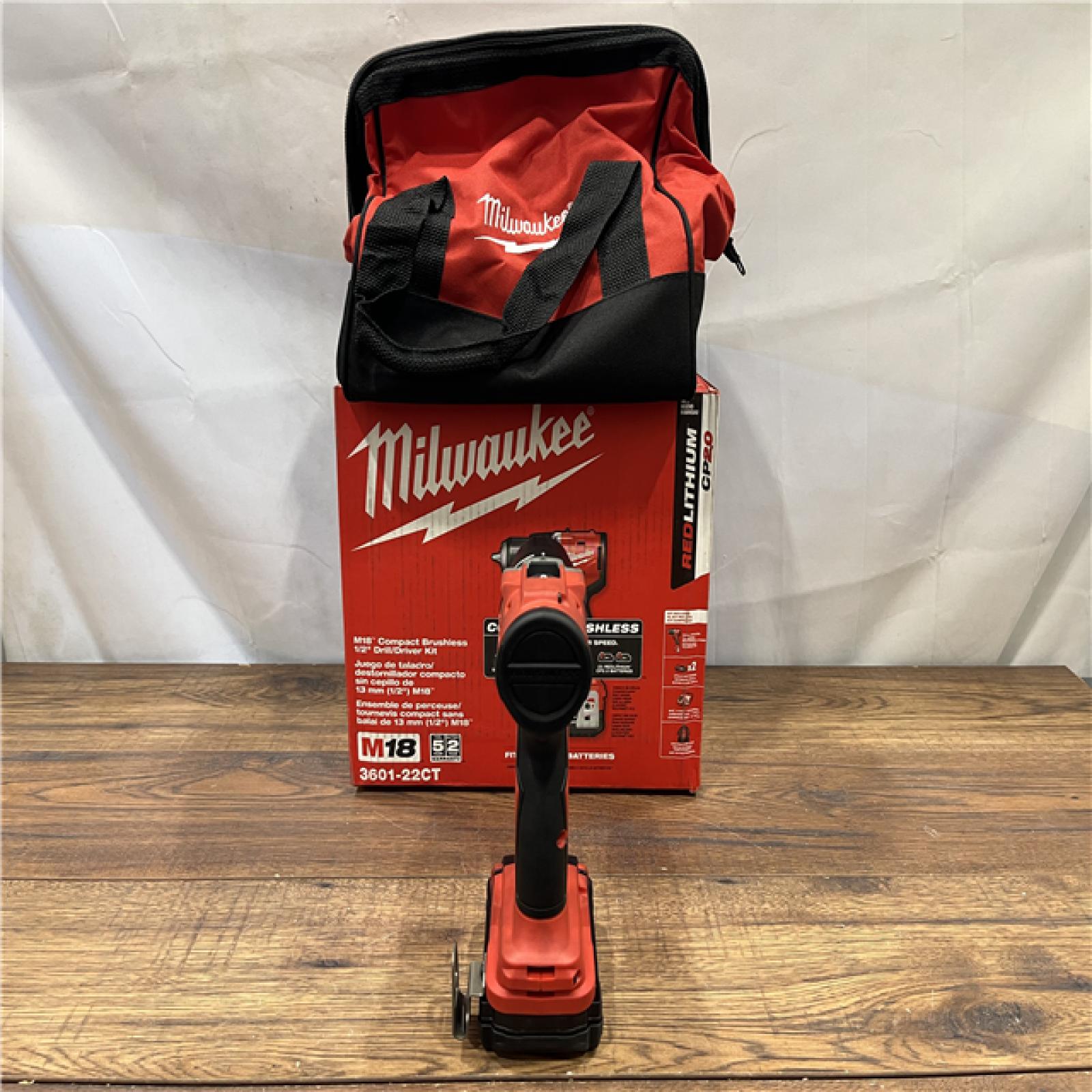 AS-IS Milwaukee M18 3601-22CT Drill/Driver Kit  Battery Included  18 V  1/2 in Chuck