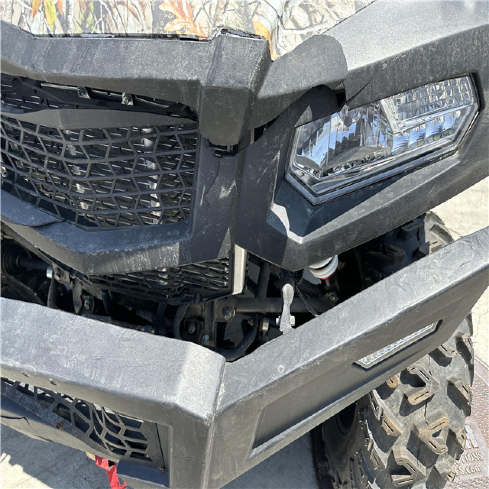 California AS-IS VECTOR 700 4WD UTV in Camo Utility Vehicle (No Key/Body Damage)