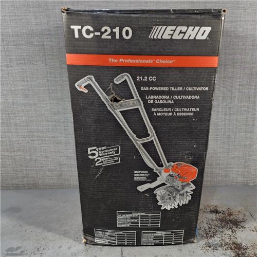 HOUSTON LOCATION - AS-IS Echo TC-210AA 21.2cc 2 Stroke 10 Tooth Reversible Smooth Tiller/Cultivator