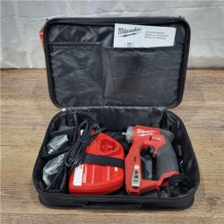 AS-IS M12 FUEL 12V Lithium-Ion Brushless Cordless 4-in-1 Installation 3/8 in. Drill Driver Kit with 4-Tool Heads