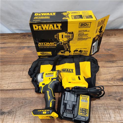 AS-IS DEWALT ATOMIC 20V MAX* Brushless Cordless Compact 1/4 in. Impact Driver Kit