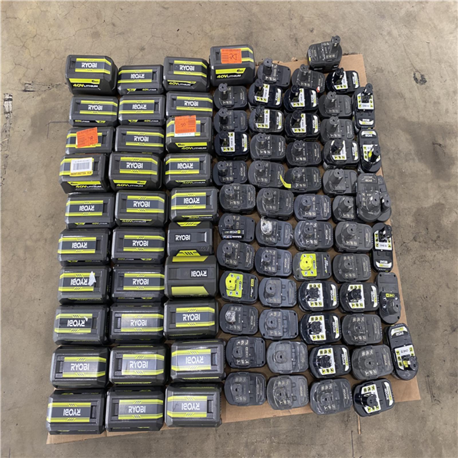 Houston Location - AS-IS Tool Pallet batteries