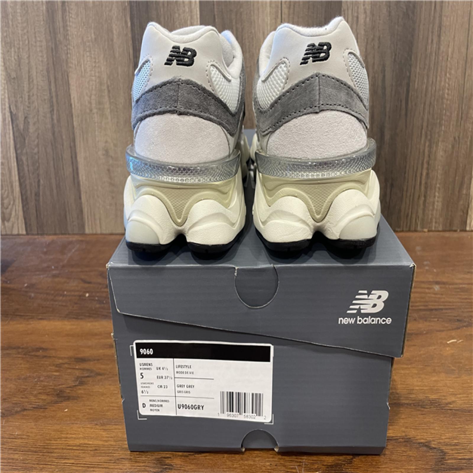 NEW! New Balance Gray 9060 Shoes - Size 5