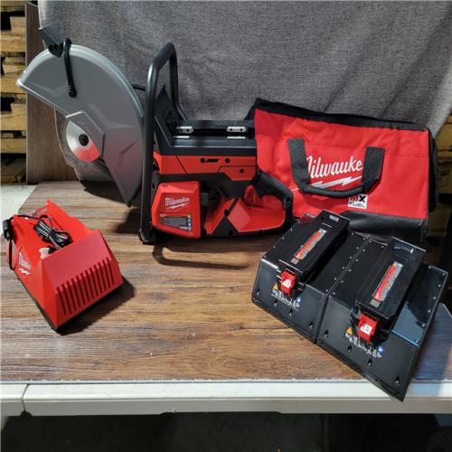 CALIFORNIA NEW MILWAUKEE 14 CUT-OFF SAW (2 BATTERIES, AND CHARGER INCLUDED)