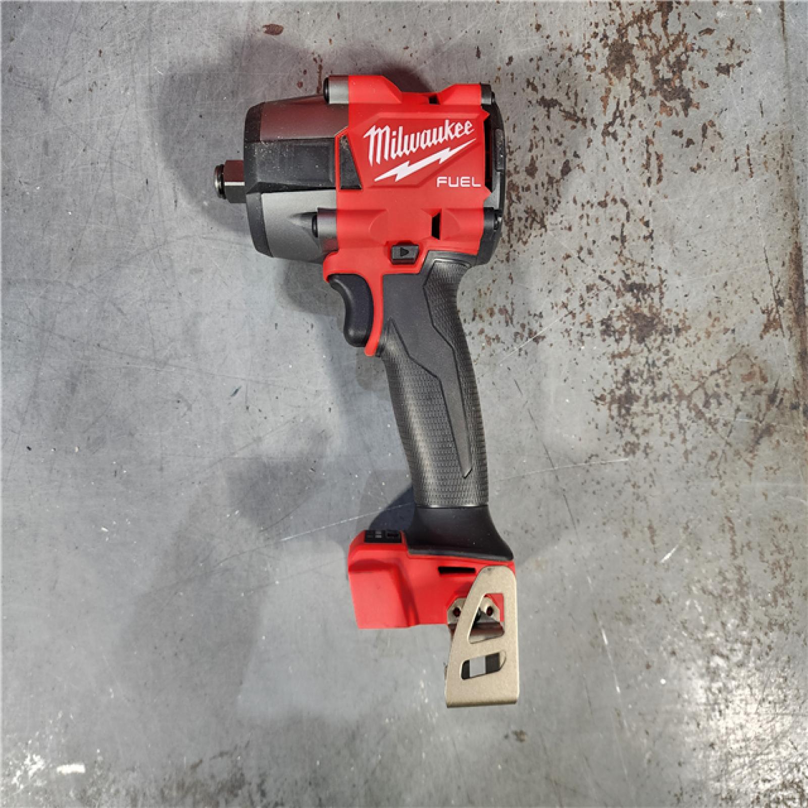 HOUSTON LOCATION - AS-IS (APPEARS LIKE NEW) Milwaukee M18 18V Fuel 1/2  Mid-Torque Impact Wrench Cordless Lithium-Ion Brushless with Friction Ring 2962-20