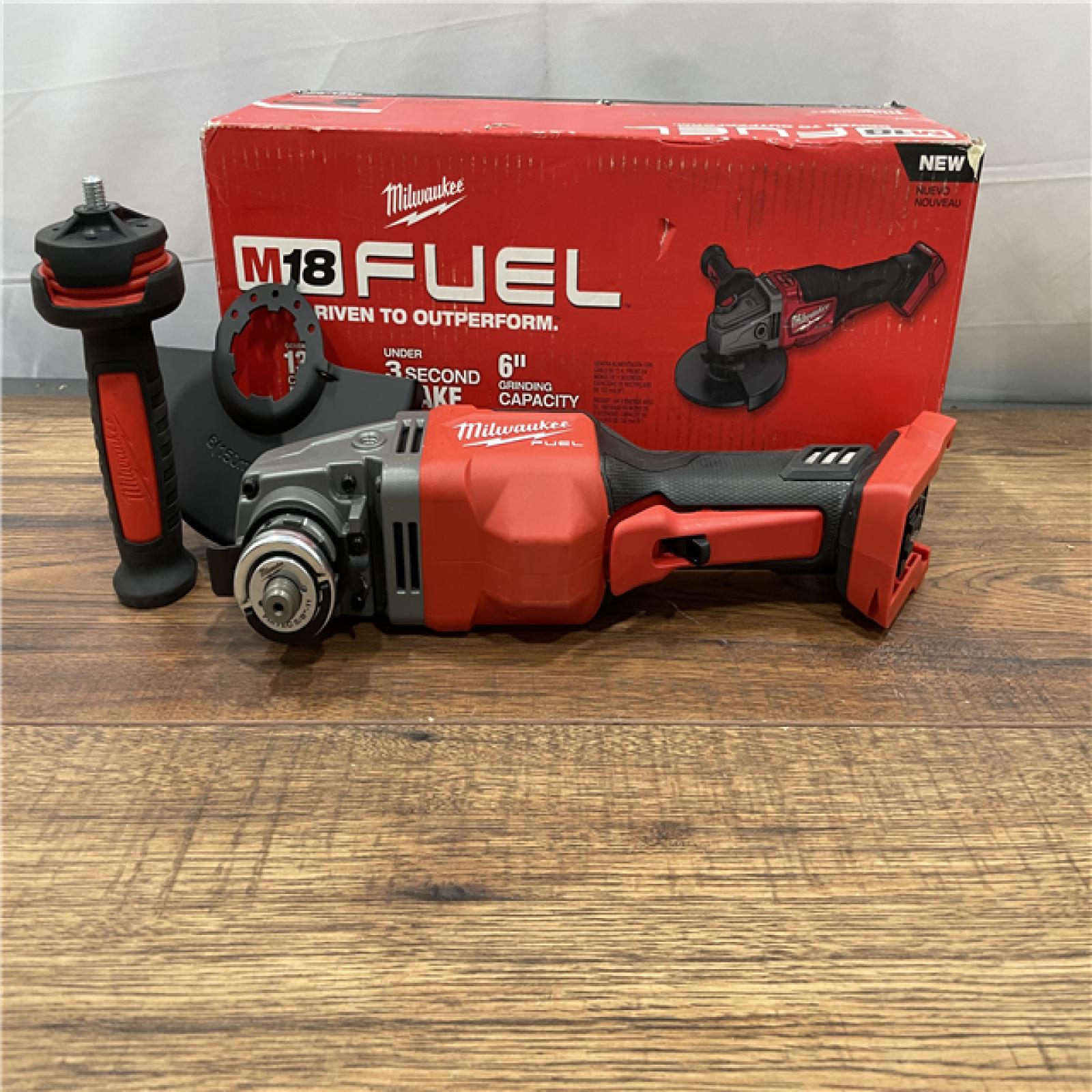 AS-IS Milwaukee 18V M18 FUEL Lithium-Ion Brushless Cordless Braking Grinder Paddle Switch (Tool Only)