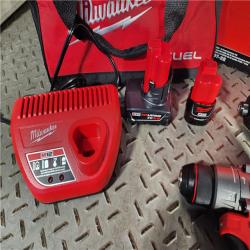 HOUSTON LOCATION - AS-IS (APPEARS LIKE NEW) Milwaukee 3497-22 12V Brushless Hammer Drill and Impact Driver Combo Kit