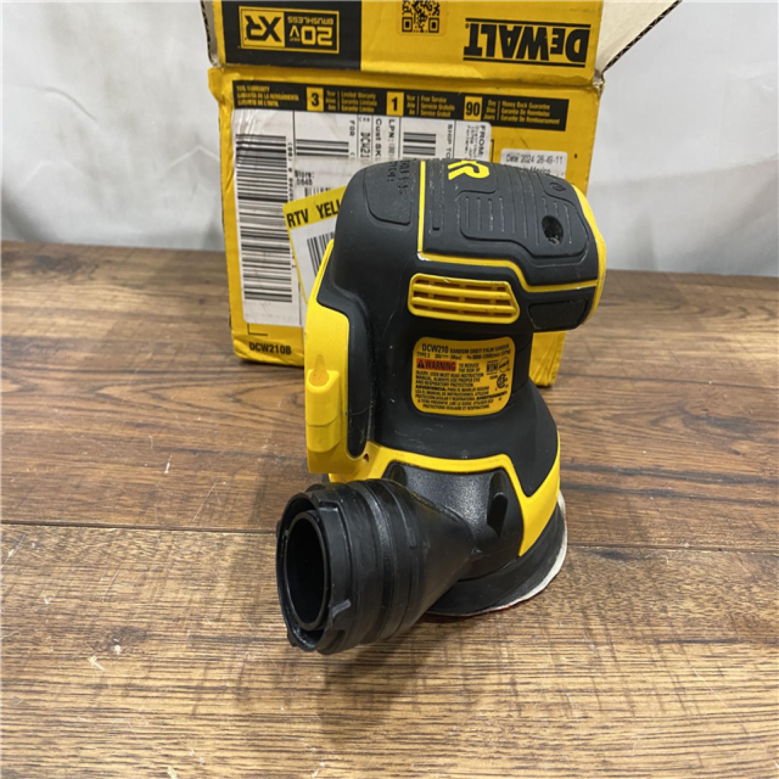 AS IS DEWALT 20V MAX XR Cordless Brushless 5 in. Random Orbital Sander (Tool Only)