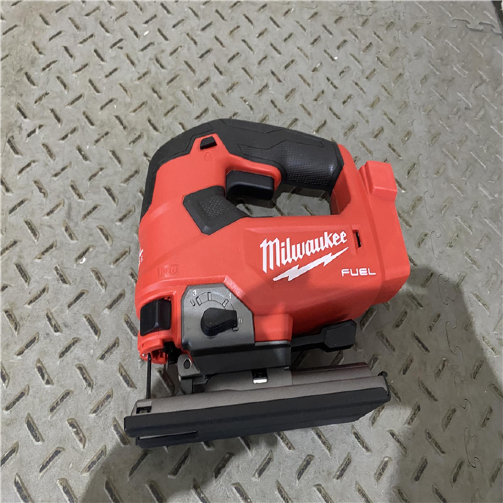 Houston location AS-IS MILWAUKEE M18 FUEL 18V Lithium-Ion Brushless Cordless Jig Saw (Tool-Only)