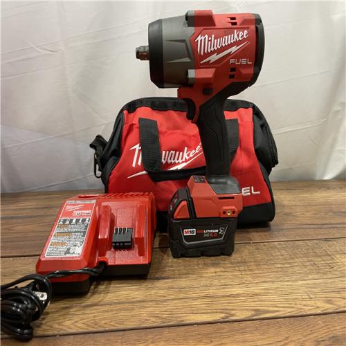 AS-IS Milwaukee M18 FUEL 18V Lithium-Ion Brushless Cordless 1/2 in. Impact Wrench W/Friction Ring Kit