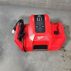 HOUSTON LOCATION - AS-IS (APPEARS LIKE NEW) M18 18V Lithium-Ion REDLITHIUM FORGE 8.0 Ah Battery Pack with M18 18V Dual Bay Simultaneous Super Charger