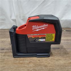 AS-IS M12 12-Volt Lithium-Ion Cordless Green 125 Ft. Cross Line and Plumb Points Laser Level (Tool-Only)