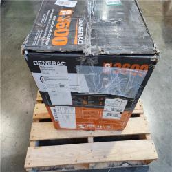 California AS-IS Generac 3,600 Running Watts/ 4,500 Starting Watts Portable Generator