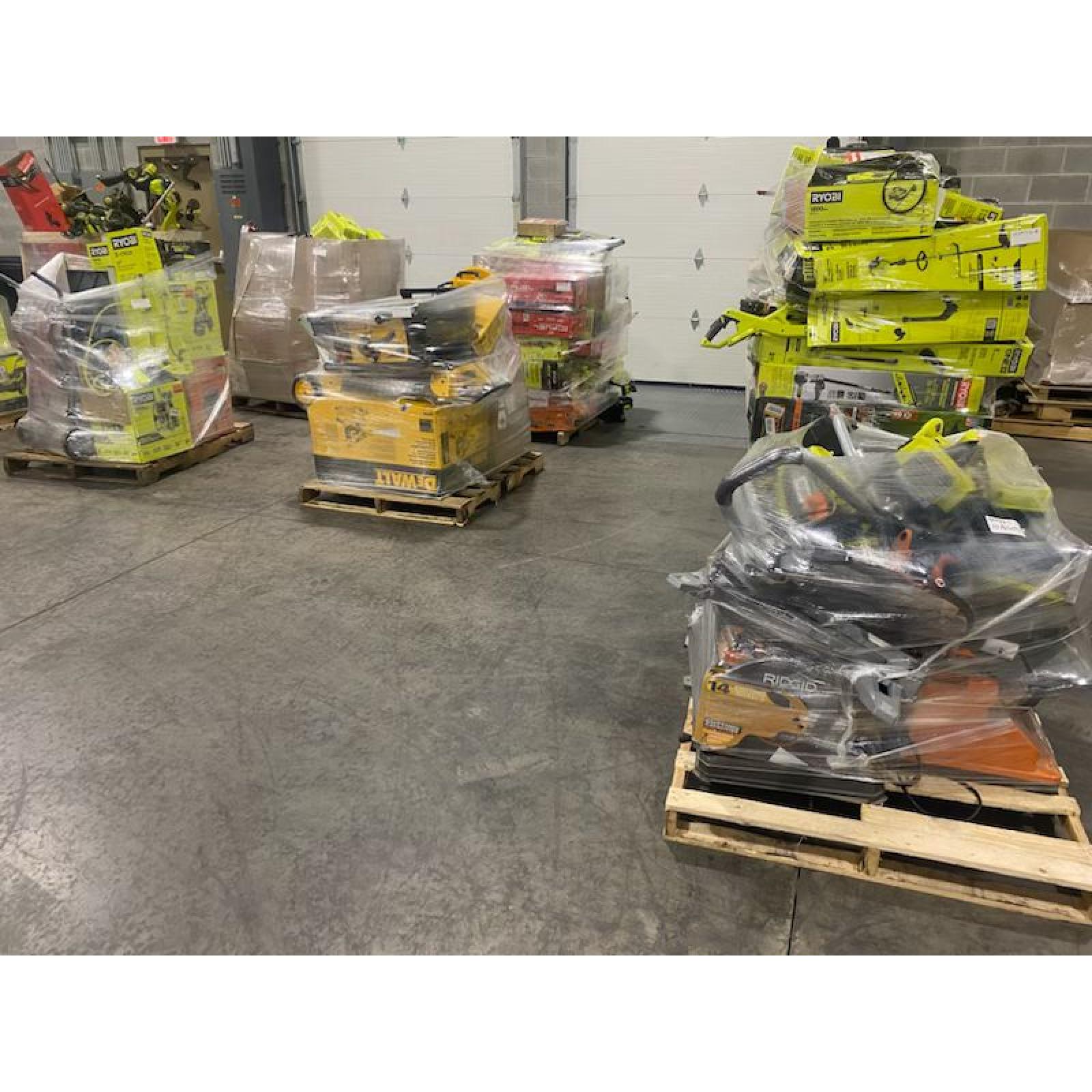 Pittston Location As-Is Power Tools Partial Truckload (10 pallets) 1359712-D