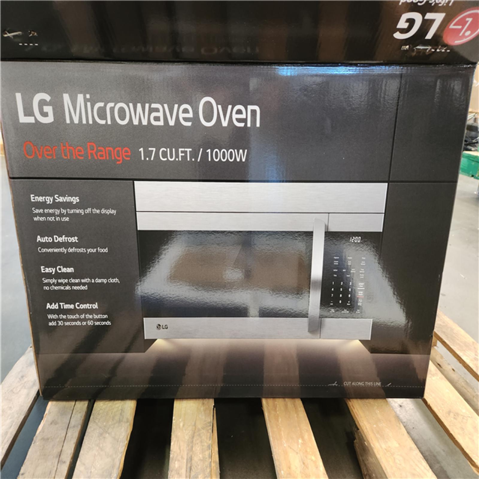 California NEW LG Microwave Oven Over The Range 1.7 cu.ft