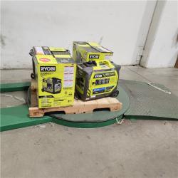 Dallas Location - As-Is Ryobi 2300-Watt Bluetooth Inverter Generator(Lot Of 4)