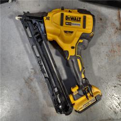 HOUSTON LOCATION - AS-IS DEWALT 20V MAX XR 15 Ga. Cordless 34 Deg Nailer 20 V