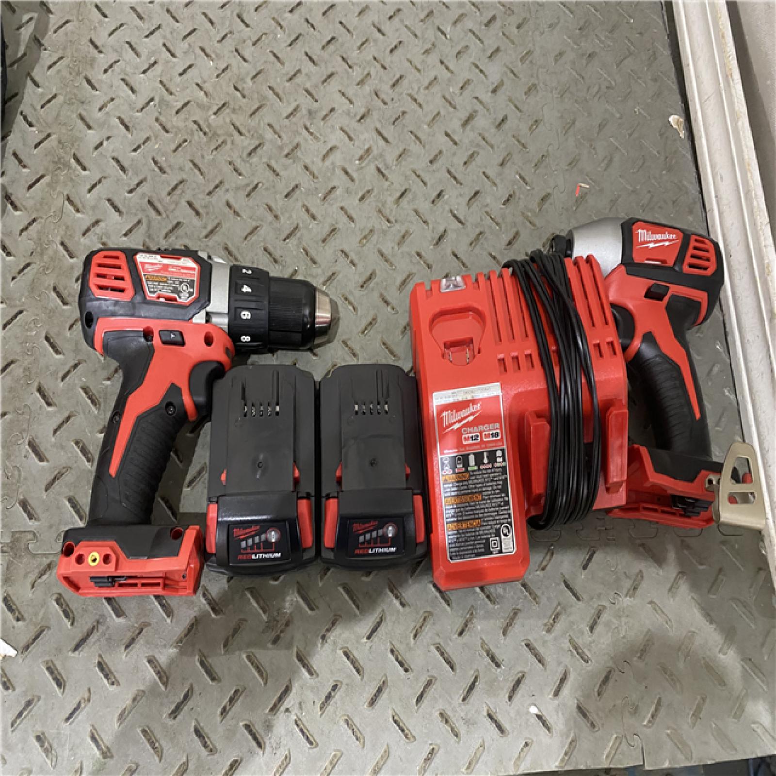 Houston location AS-IS Milwaukee Electric Tools 2691-22 MILWAUKEE M18 COMBO KITS LIKE NEW