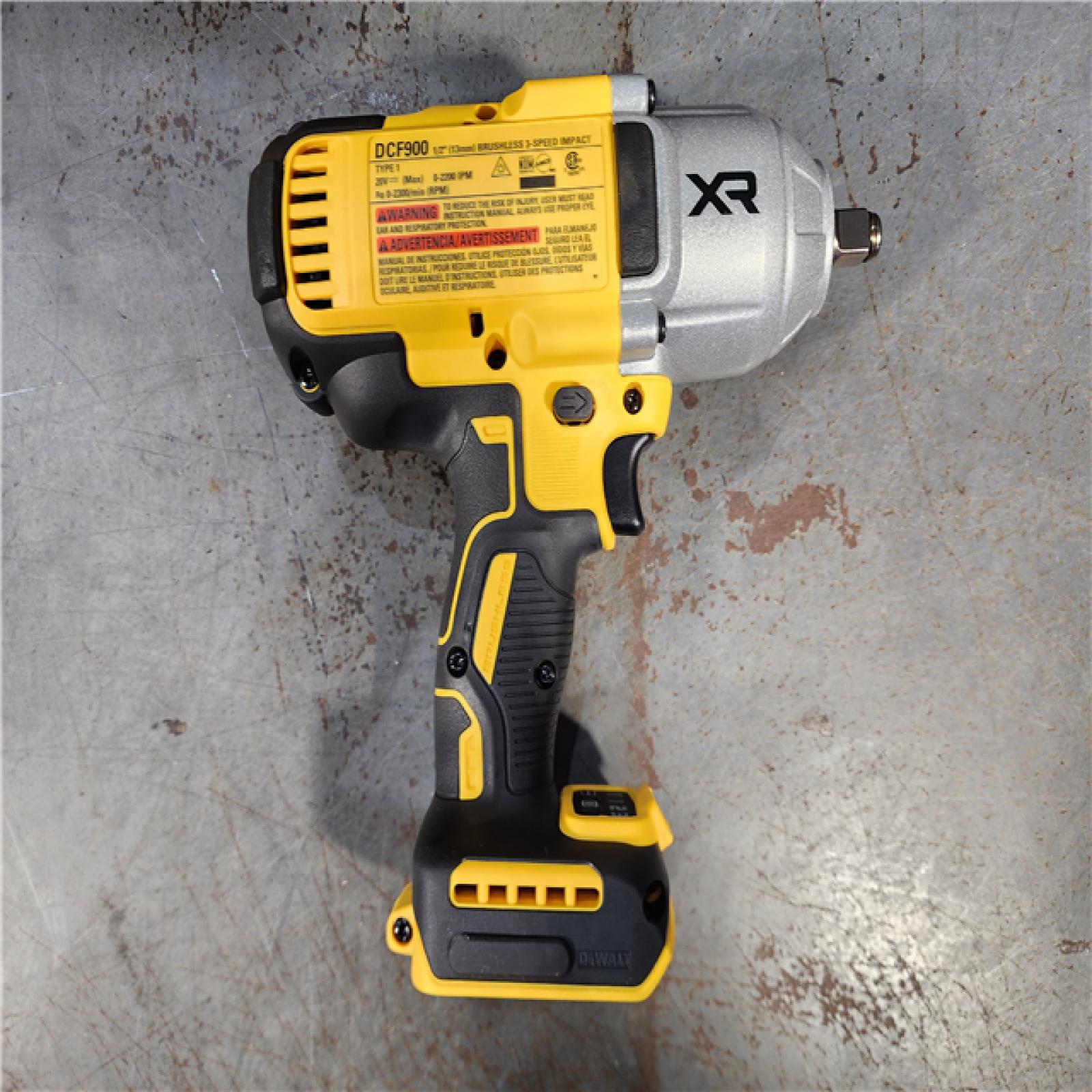 HOUSTON LOCATION - AS-IS (APPEARS LIKE NEW) DEWALT 20V MAX* XR 1/2  High Torque Impact Wrench with Hog Ring Anvil