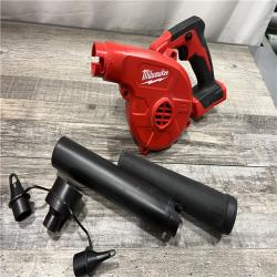 AS-IS Milwaukee M18 18-Volt Lithium-Ion Cordless Compact Blower (Tool-Only)